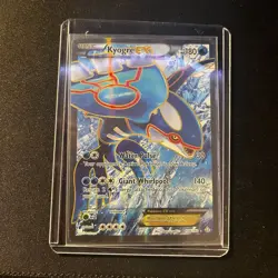 Pokemon Kyogre EX 148/160 XY Primal Clash Ultra Rare Full Art Holo Basic HP180 - Image 1
