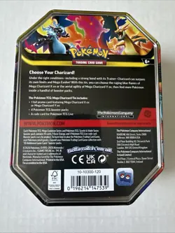 Pokemon TCG Mega Charizard ex Tin X Ascended Heroes SEALED - Image 3
