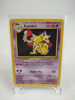 Pokemon TCG - Kadabra - 32/102 - Uncommon Unlimited - Base Set - LP/NM - Image 1