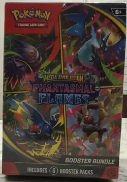 Pokemon TCG: Phantasmal Flames Factory Sealed Booster Bundle Box - Image 1