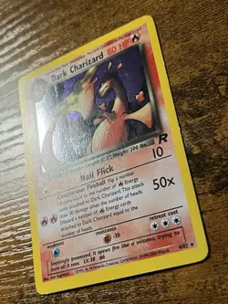 Dark Charizard 4/82 Holo Rare Team Rocket Pokemon TCG LP-MP - Image 2
