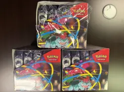 Pokemon TCG Mega Evolution Mini Tin Display 10 Sealed Mini Tins w Display Box X3 - Image 2