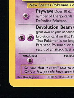 Mew 2000 Pokemon Black Star Promo #8 - NM - Image 5