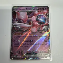 Team Rocket's Mewtwo ex 081/182 Pokemon TCG Destined Rivals - Image 1