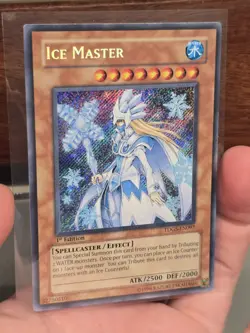 Ice Master 1st Edition Secret Rare TDGS-EN097 Yu-Gi-Oh! The Duelist Genesis NM - Image 2