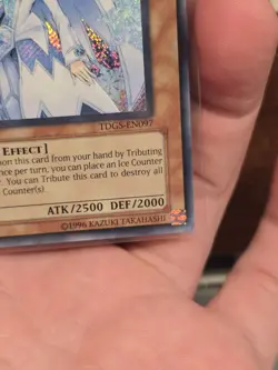 Ice Master 1st Edition Secret Rare TDGS-EN097 Yu-Gi-Oh! The Duelist Genesis NM - Image 5