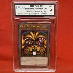 2023 Yu-Gi-Oh Exodia the Forbidden One TN23-EN002 QCR DCG 9 25th Anniversary Tin - Image 1