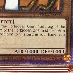 2023 Yu-Gi-Oh Exodia the Forbidden One TN23-EN002 QCR DCG 9 25th Anniversary Tin - Image 4