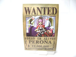 One Piece Tiny Wanted Poster Card Perona English Version - Image 1