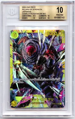 Charlotte Katakuri 2023 OP03-123 Pillars of Strength Foil One Piece BGS 10 💎 - Image 1