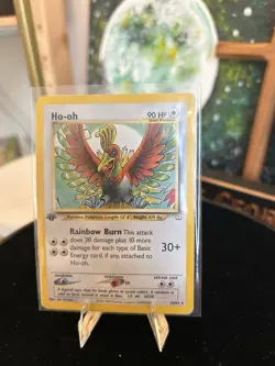 Pokemon- Ho-oh- Neo Revelation 18/64- Regular Rare 90 HP 1st Edition Basic Card - Image 1