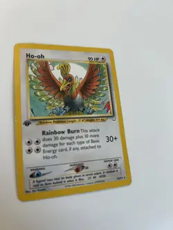 Pokemon- Ho-oh- Neo Revelation 18/64- Regular Rare 90 HP 1st Edition Basic Card - Image 4