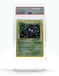 Pokemon Cards: Base Set 1st Edition Common: Tangela 66/102 PSA 9 - Image 1