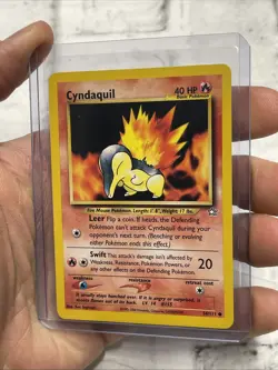 Pokemon TCG Cyndaquil Neo Genesis Card 56/111 Vintage Pokemon Vtg NM/MT Common - Image 2