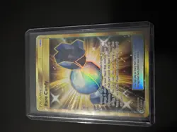 Pokemon TCG Sun & Moon Guardians Rising Rare Candy Gold Secret Rare Card 165/145 - Image 2