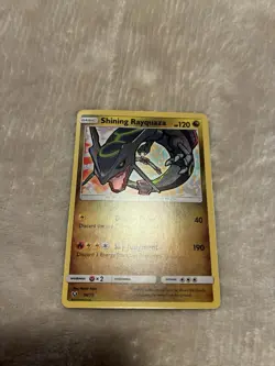 Pokemon TCG Shining Rayquaza Holo Rare Card Shining Legends 56/73 - Image 1