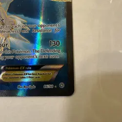 Pokemon Kyurem EX Full Art Holo Ultra Rare 86/98 XY Ancient Origins Card NM - Image 5