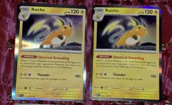 Pikachu & Raichu * Holo *Miscut ++ Pokemon TCG 4 Card Lot S-Chinese + English - Image 5