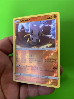Cubone 105/236 Unified Minds Reverse Holo Pokemon Card LP+ - Image 3