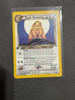 Dark Ursaring 1st Edition Neo Destiny Card 21/105 MP - Image 1