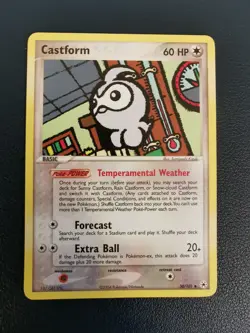 Pokemon Card Castform 30/101 EX Hidden Legends Uncommon - Image 1