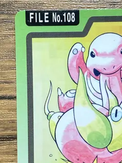 Pokemon Carddass Card Lickitung File No.108 Bandai Pocket Monsters 1997 - Image 3