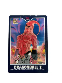 Dragon Ball Z CCG DBZ - Super Majin Buu Autographed Card SIGNED - Image 1