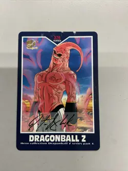 Dragon Ball Z CCG DBZ - Super Majin Buu Autographed Card SIGNED - Image 2