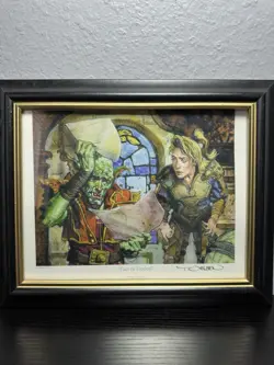 Magic The Gathering “Fact or Fiction” Framed Signed (8" x 11") Photo Terese Niel - Image 1
