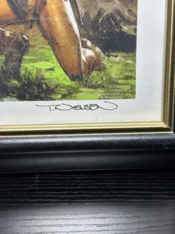 Magic The Gathering “Elvish Ranger” Signed Framed (8"x 11") Terese Nielsen- WOTC - Image 3