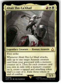MTG Altair Ibn-La'Ahad Universes Beyond: Assassin's Creed 045 Mythic - Image 1