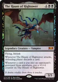 1x The Haunt of Hightower - Buy-A-Box Promo - Foil NM-Mint, English Unique & Mis - Image 1