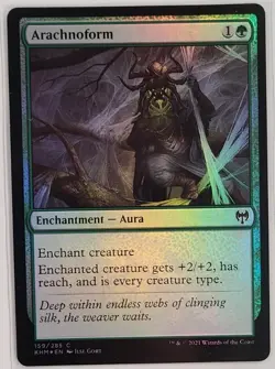 Arachnoform FOIL NM Kaldheim MTG Magic the Gathering - Image 1