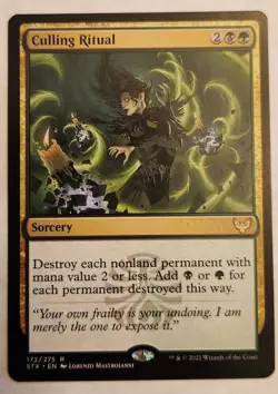 Culling Ritual Strixhaven: School of Mages Regular Rare NM+ - Image 1