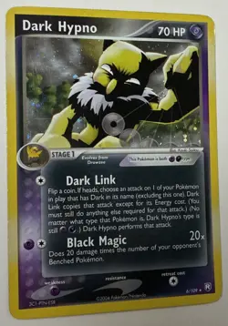 *SWIRL* Dark Hypno 6/109 Team Rocket Returns Holo Pokemon TCG MP - Image 1