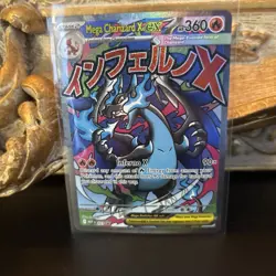 2025 Pokemon Mega Evolution Black Star Promos Mega Charizard X ex #023 - Image 1