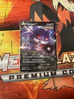 Gengar V 156/264 – Fusion Strike Ultra Rare Pokemon Card NM - Image 1