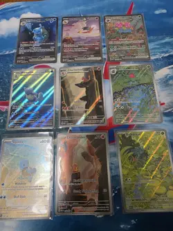 Pokemon Charizard 151 Blastoise 151 Venusaur 151 SIRS Evolution Line 9 Cards NM - Image 1