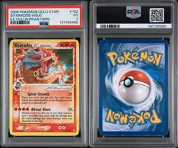 2006 POKEMON EX HOLON PHANTOMS 102 GYARADOS-HOLO GOLD STAR PSA 3 - Image 3