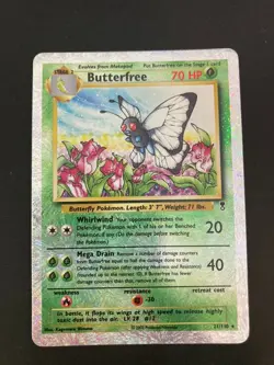 Pokemon TCG Butterfree [Rare - Reverse Holo] Legendary Collection 21/110 - LP - Image 1