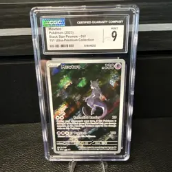 2023 Pokemon Black Star Promos Mewtwo 151 Ultra-Premium Collection CGC 9 #052 - Image 1