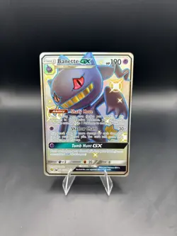 Pokemon Banette GX SV61/SV94 Hidden Fates: Shiny Vault Holo - NM - Image 1