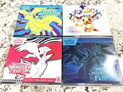 Pokemon Etb Lot - Ascended Heroes, Prismatic , Phantasmal & White Flare - Image 1