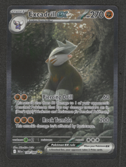 Excadrill Ex 168/086 Special Illustration Rare - S&V Black Bolt - Pokemon TCG NM - Image 1
