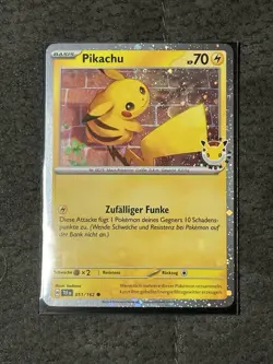 Pokemon Day 2026 Stamp Pikachu Cosmo HOLO TEF 051 - DEUTSCH - Promo Karte - Image 3