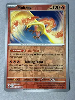 Pokemon TCG * Scarlet & Violet 151 * 146/165 Moltres Rare * REVERSE HOLO * NM - Image 1