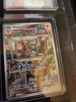 Machoke IR 177/165 Scarlet & Violet 151 Illustration Rare Pokemon TCG English - Image 1