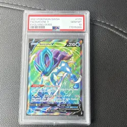 Pokemon TCG Suicune V 173/203 SWSH07: Evolving Skies Full Art Holo PSA 10 - Image 1