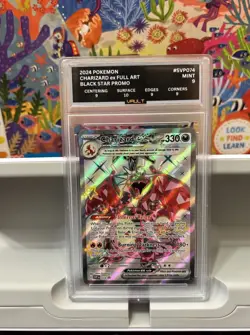 2024 Pokemon Svp En-Sv Black Star Promo #074 Charizard Ex 9 Grade - Image 1
