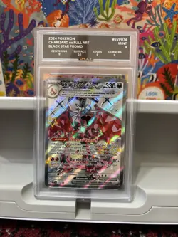 2024 Pokemon Svp En-Sv Black Star Promo #074 Charizard Ex 9 Grade - Image 3